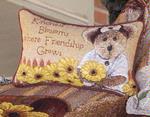 Kindness Blossoms Pillow Talk Tapestry Pillow