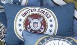 SALE United States Coast Guard Pillow Talk Tapestry Pillow