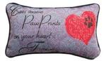 Cats Leave Pawprints Tapestry Word Pillow