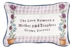 The Love Between A Mother And A Daughter Pillow Talk Tapestry Pillow