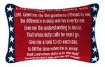 Soldiers Wife's Prayer... Tapestry Work Pillow