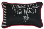 Take Note...  Talk Tapestry Pillow