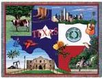 Texas State Tapestry Throw