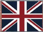 Union Jack Flag Throw Blanket