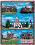Washington D.C. Tapestry Throw
