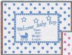 Welcome Baby Boy Throw Blanket