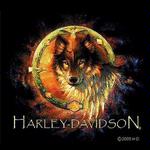 Harley Davidson ® Wolf Eagle Spirit Tote Bags