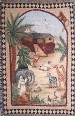 SALE Noah's Ark Tapestry Throw