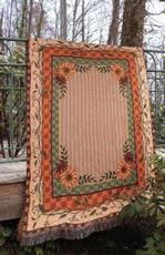 Autumn Greetings Tapestry Throw