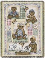 Boyds Bear Daisy Fields Tapestry Throw