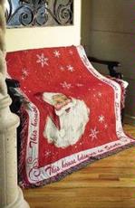 NEW Believe in Santa Tapestry Throw