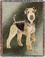 Pedigree Airedale Tapestry Throw
