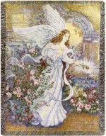 Angel of Love Tapestry Throw
