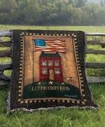 NEW Let Freedom Ring Tapestry Throw
