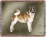 Pedigree Akita Tapestry Throw