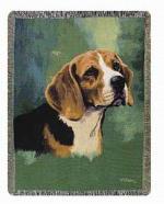 Pedigree Beagle Tapestry Throw