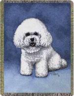 Pedigree Bichon Frise Tapestry Throw