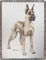 Pedigree Great Dane Tapestry Throw