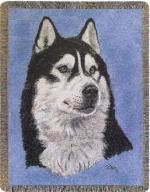 Pedigree Husky Tapestry Throw