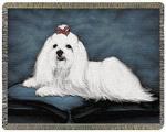 Pedigree Maltese Tapestry Throw