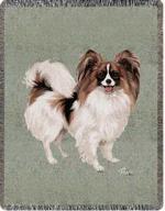 Pedigree Papillon Tapestry Throw