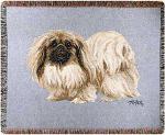 Pedigree Pekingese Tapestry Throw