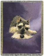 Pedigree Schnauzer Tapestry Throw