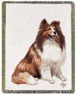 Pedigree Sheltie Tapestry Throw