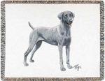 Pedigree Weimaraner Tapestry Throw