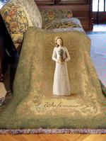 Willow Tree Welcoming Angel Tapestry Throw
