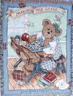 Boyds Bear Dining with Bailey & Friends Tapestry Throw