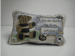 Boyds Bears and Friends Tapestry Word Pillow