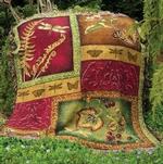 Flora & Fauna Tapestry Throw