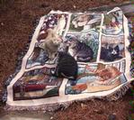 Kitty Corner Tapestry Throw