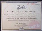 Barbie Collectibles, Promenade in the Park Barbie Certificate