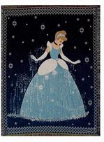 © Disney Cinderella Stardust Tapestry Throw