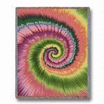Girls Tie Dye Tapestry Throw