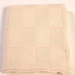 NEW Large Basketweave Cable Knit Blanket