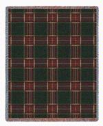 Golf Plaid Tapestry Throw