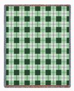 Gooseberry Plaid Tapestry Throw