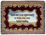 A Gift to Remember Encouragement Tapestry Throw
