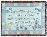 A Gift to Remember New Baby Tapestry Throw