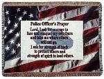 A Gift to Remember Police Officer Tapestry Throw