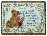 A Gift to Remember Secret Pal Tapestry Throw