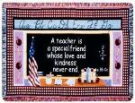 A Gift to Remember Teacher Tapestry Throw