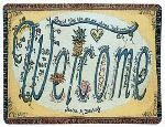 A Gift to Remember Welcome Tapestry Throw 