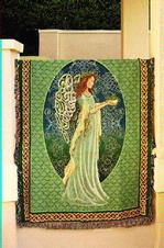 Irish Angel Tapestry Throw