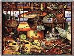 Max in the Adirondacks Tapestry Throw 