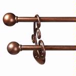 Winery Double Rod, Curtain, Drapery or Wall Hanging Dowel