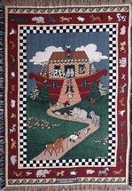 SALE Noah's Ark Tapestry Throw